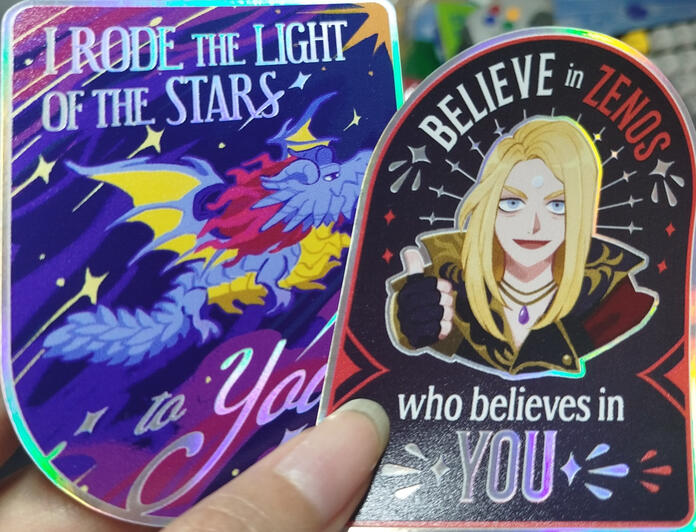 Zenos Holo Stickers