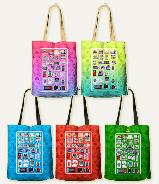 Pixel Nintondo Totebag